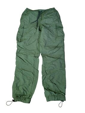 LCKR by Foot Locker Men’s Nylon Cargo Utility Pants - Medium - Olive Green